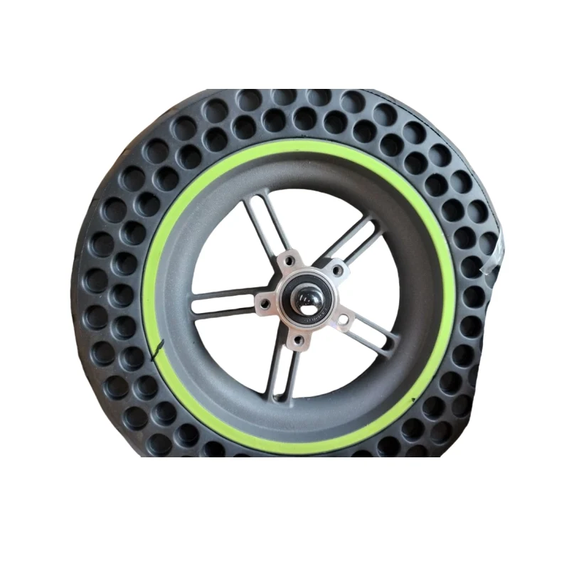 E-Scooter S9Max Double-hole Green Honeycomb Passive Wheel