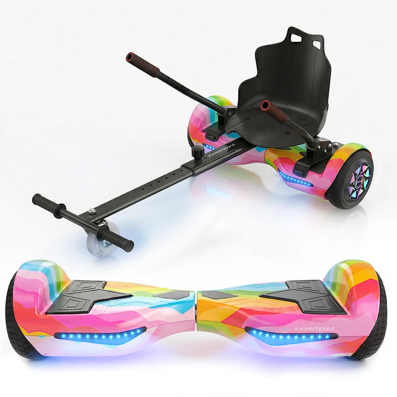 H1 Self Balancing Hoverboard with Bluetooth Music and LED Lights - Multiple Colors
