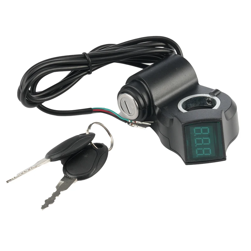 Electric door lock with voltage display for iScooter iX4 E-Scooter