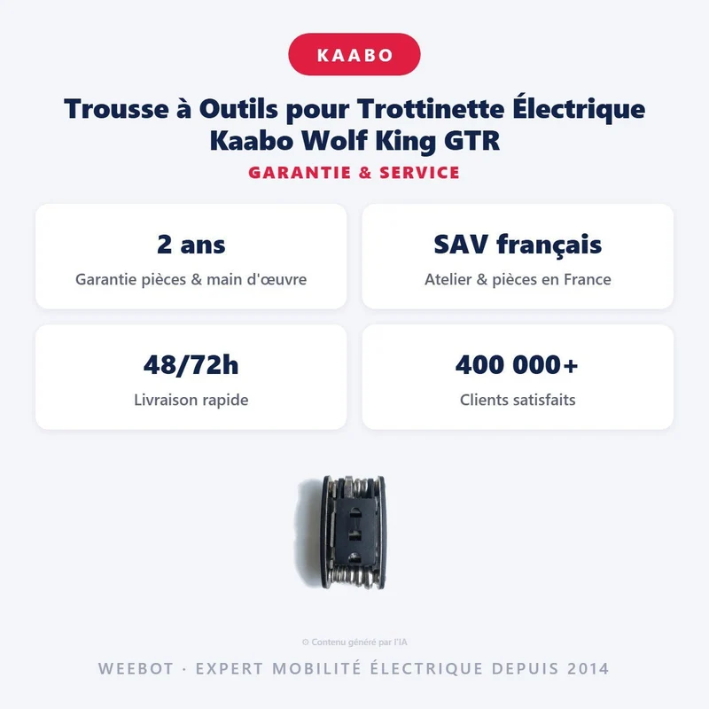 Trousse à Outils pour Trottinette Électrique Kaabo Wolf King GTR