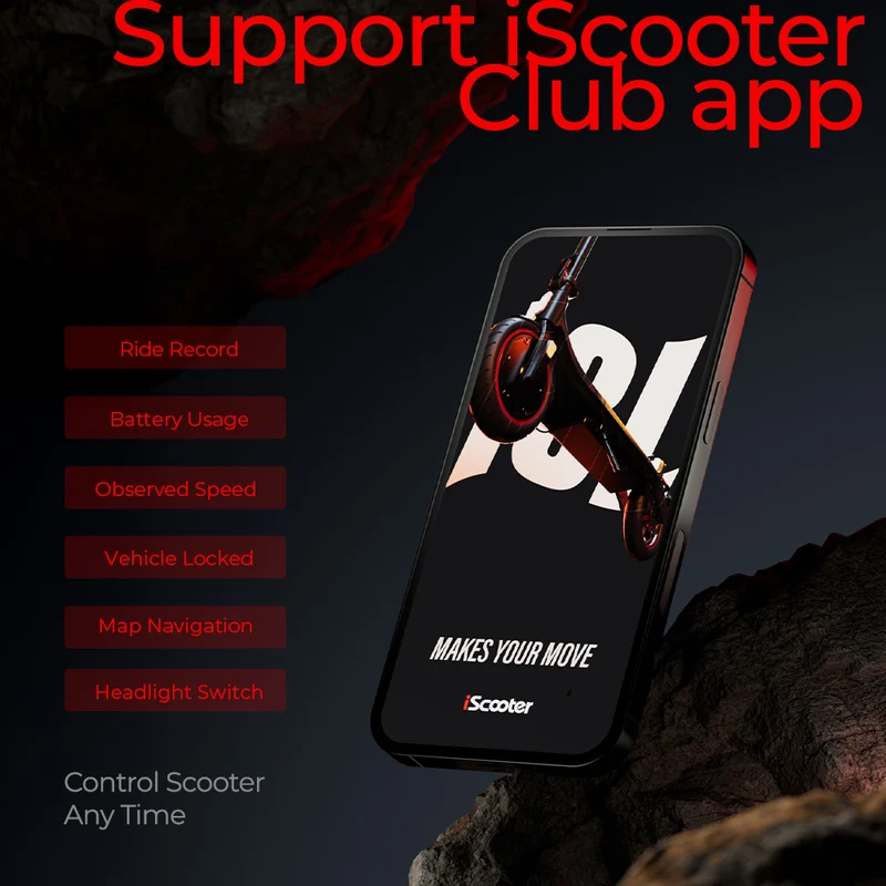 iScooter iX4 Off Road Electric Scooter with APP Control
