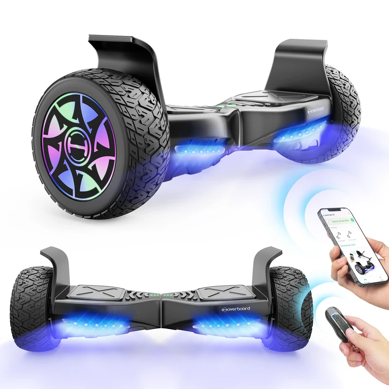 8.5" H8Max Off Road Hoverboard with Bluetooth Music and LED Lights - Self Balancing System