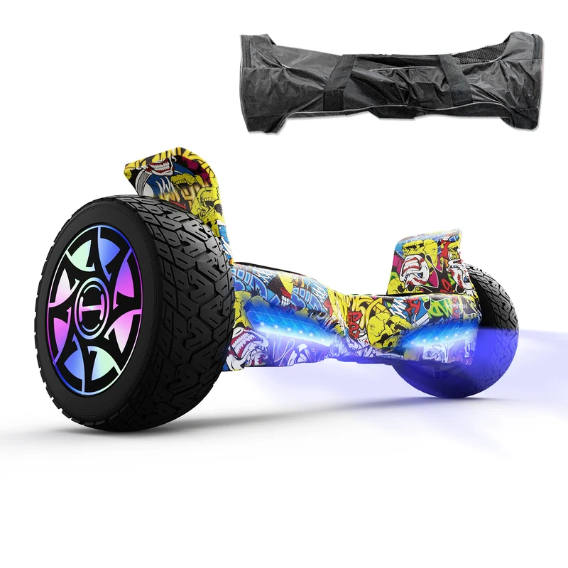 8.5" H8Max Off Road Hoverboard with Bluetooth Music and LED Lights - Self Balancing System
