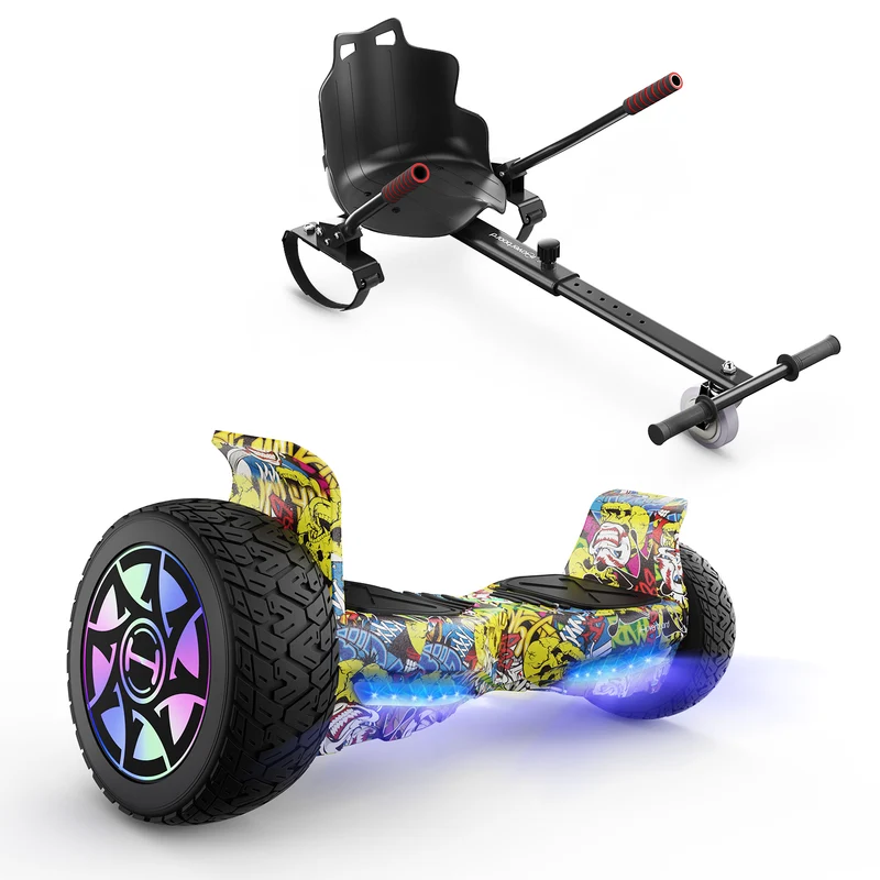 8.5" H8Max Off Road Hoverboard with Bluetooth Music and LED Lights - Self Balancing System