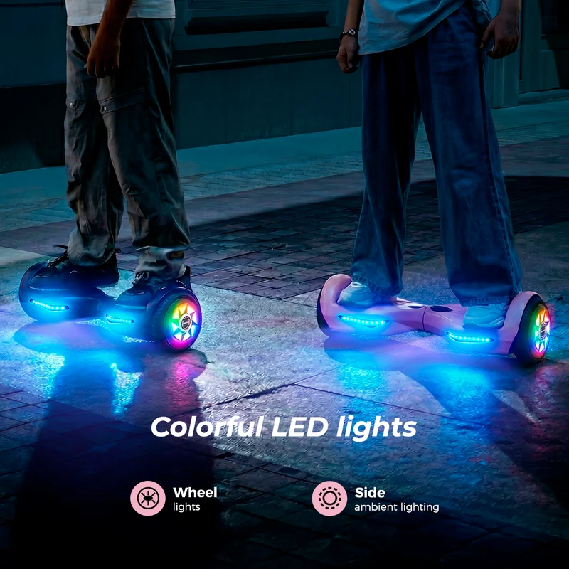 H1 Self Balancing Hoverboard with Bluetooth Music and LED Lights