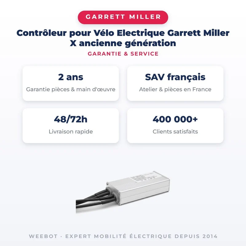 Contrôleur pour Vélo Electrique Garrett Miller X ancienne génération