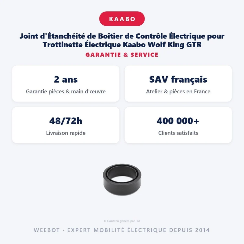 Joint d'Étanchéité de Boîtier de Contrôle Électrique pour Trottinette Électrique Kaabo Wolf King GTR