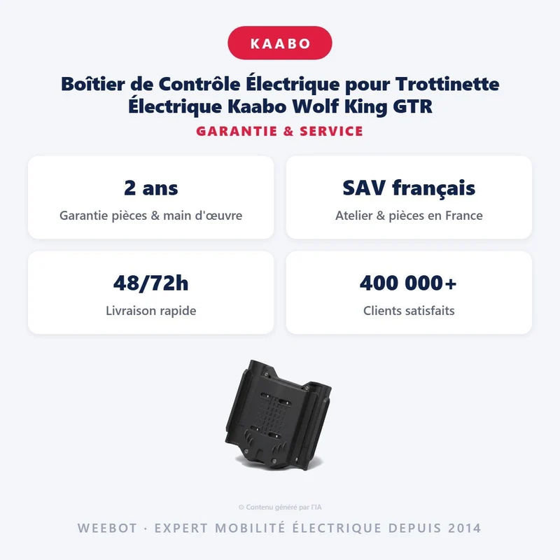 Boîtier de Contrôle Électrique pour Trottinette Électrique Kaabo Wolf King GTR