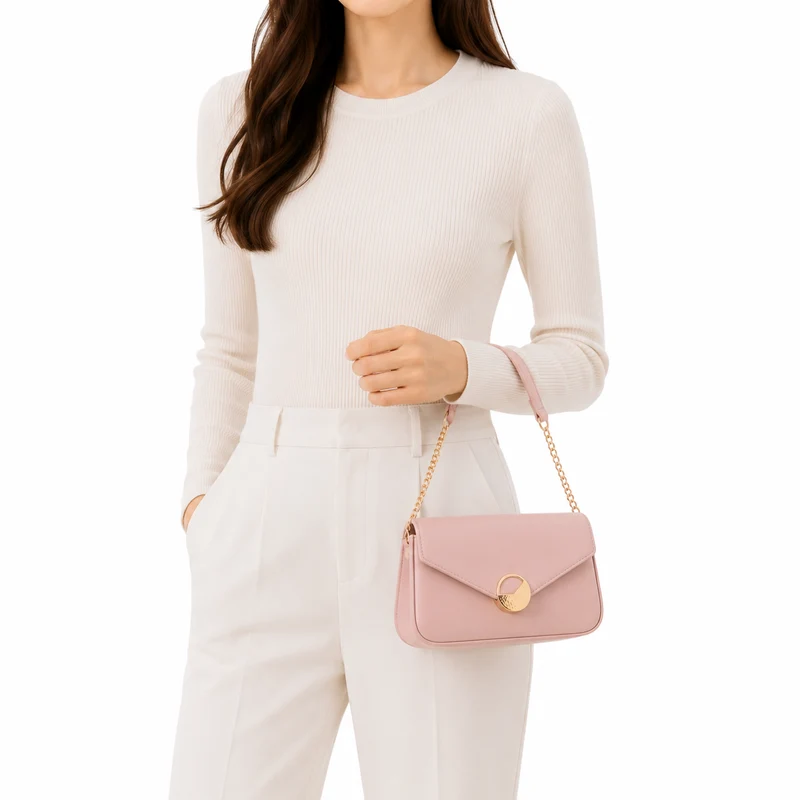 Sac Épaule Élégant Femme Chaîne Dorée – Compact Chic