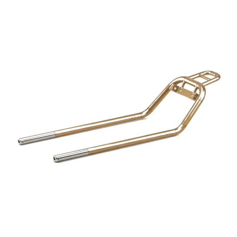 Tige de Cadre Arrière Dorée pour Trottinette Électrique Kaabo Wolf King GTR