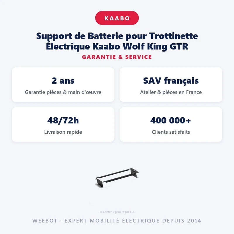 Support de Batterie pour Trottinette Électrique Kaabo Wolf King GTR