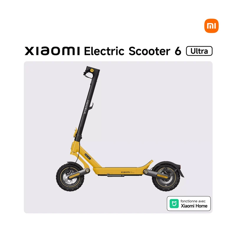 Xiaomi Scooter 6 Ultra Jaune