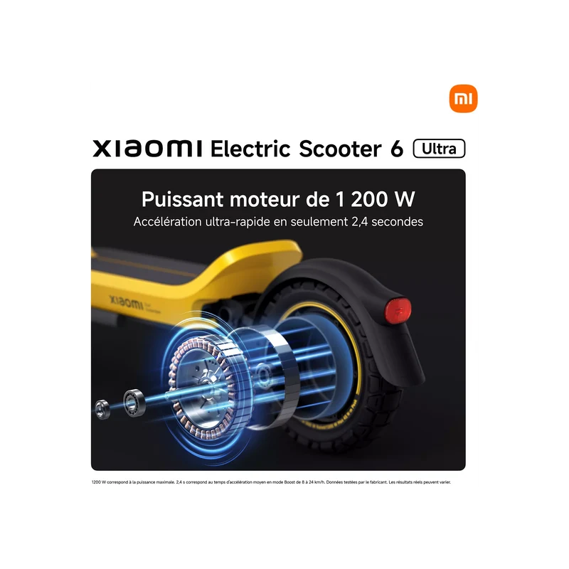 Xiaomi Scooter 6 Ultra Jaune
