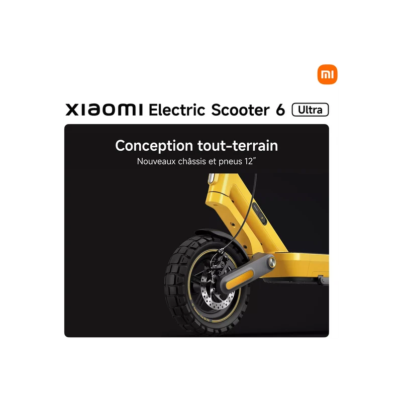 Xiaomi Scooter 6 Ultra Jaune