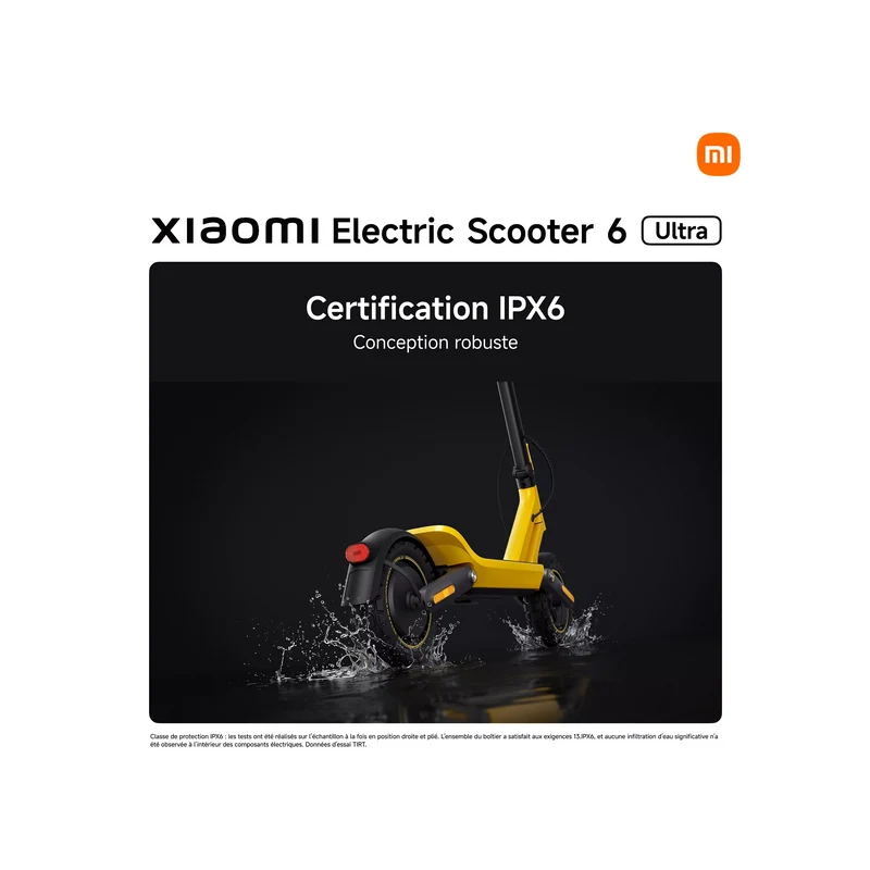 Xiaomi Scooter 6 Ultra Jaune