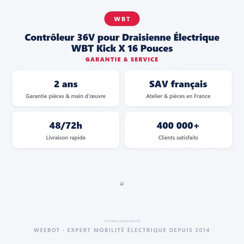 Contrôleur 36V pour Draisienne Électrique WBT Kick X 16 Pouces
