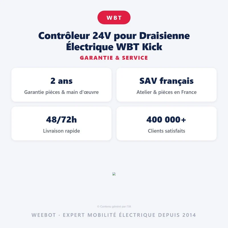 Contrôleur 24V pour Draisienne Électrique WBT Kick