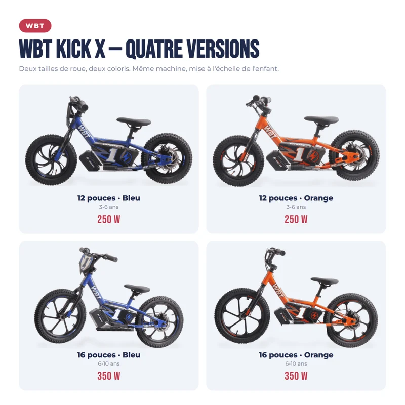 Draisienne Électrique Enfant WBT Kick X