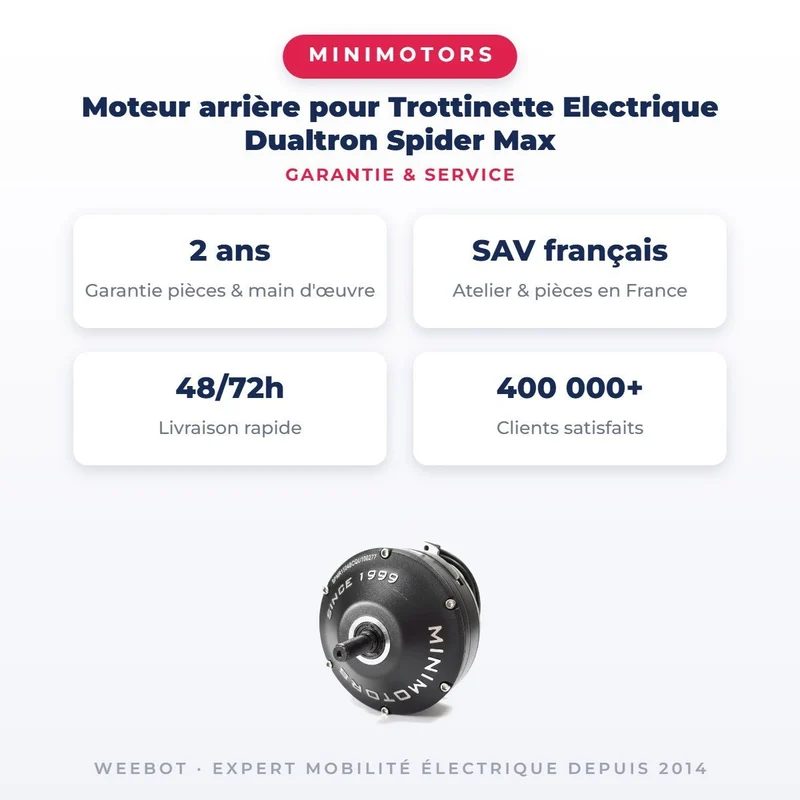 Moteur arrière pour Trottinette Electrique Dualtron Spider Max