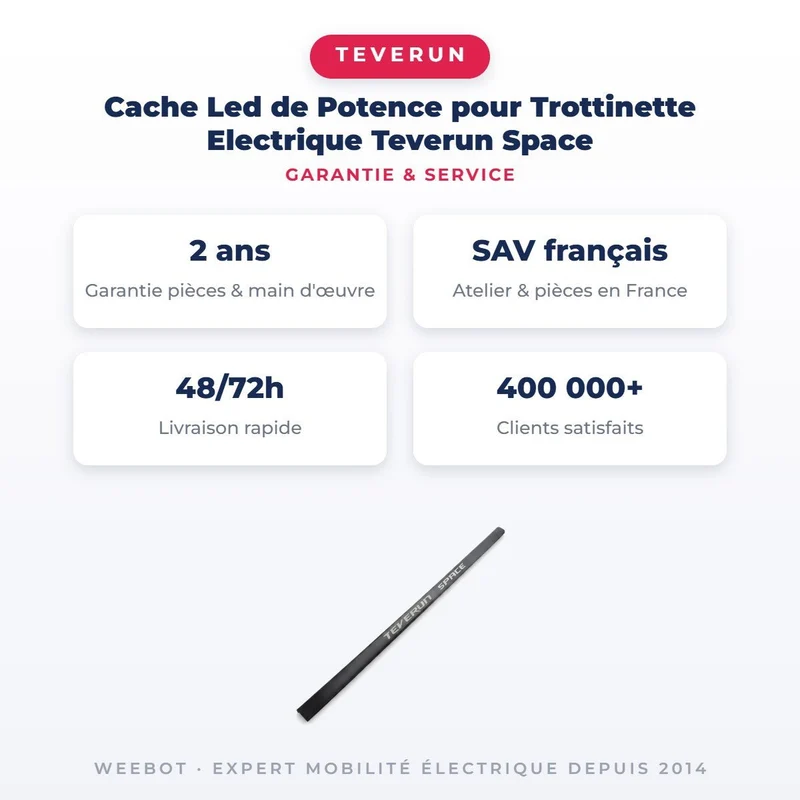 Cache Led de Potence pour Trottinette Electrique Teverun Space