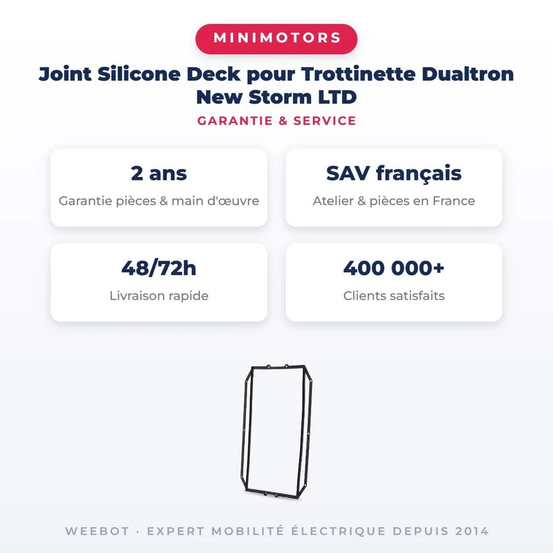 Joint Silicone Deck pour Trottinette Dualtron New Storm LTD
