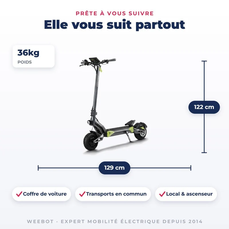 Trottinette Électrique Langfeite Roadster GT