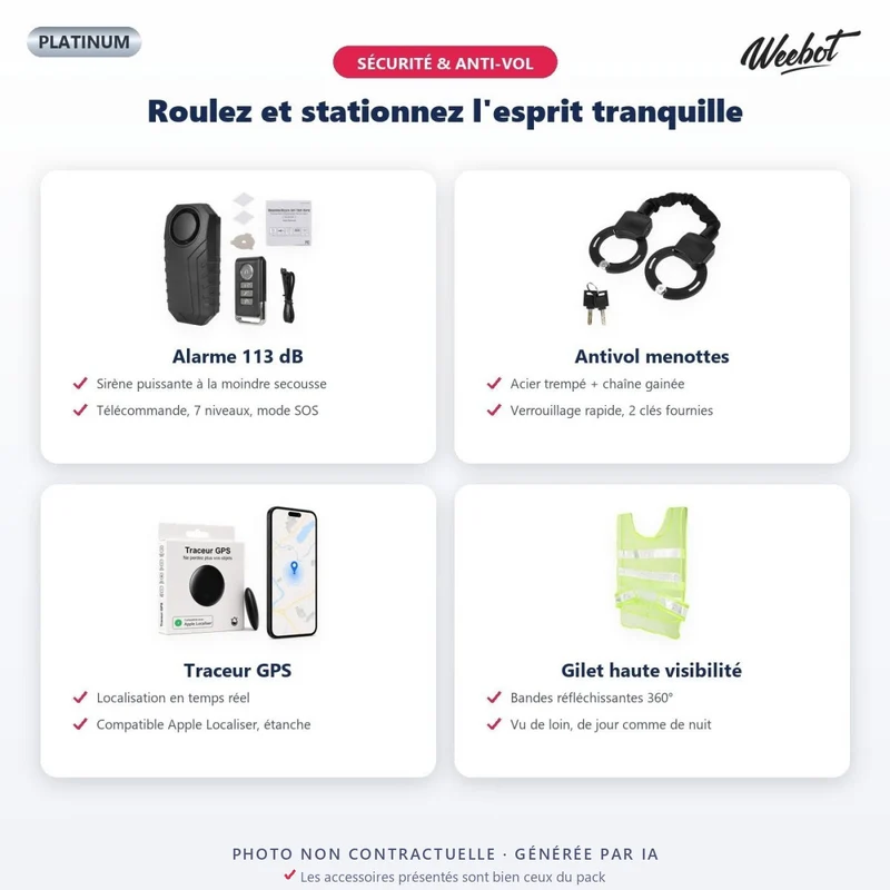 Pack Platinum - Accessoires