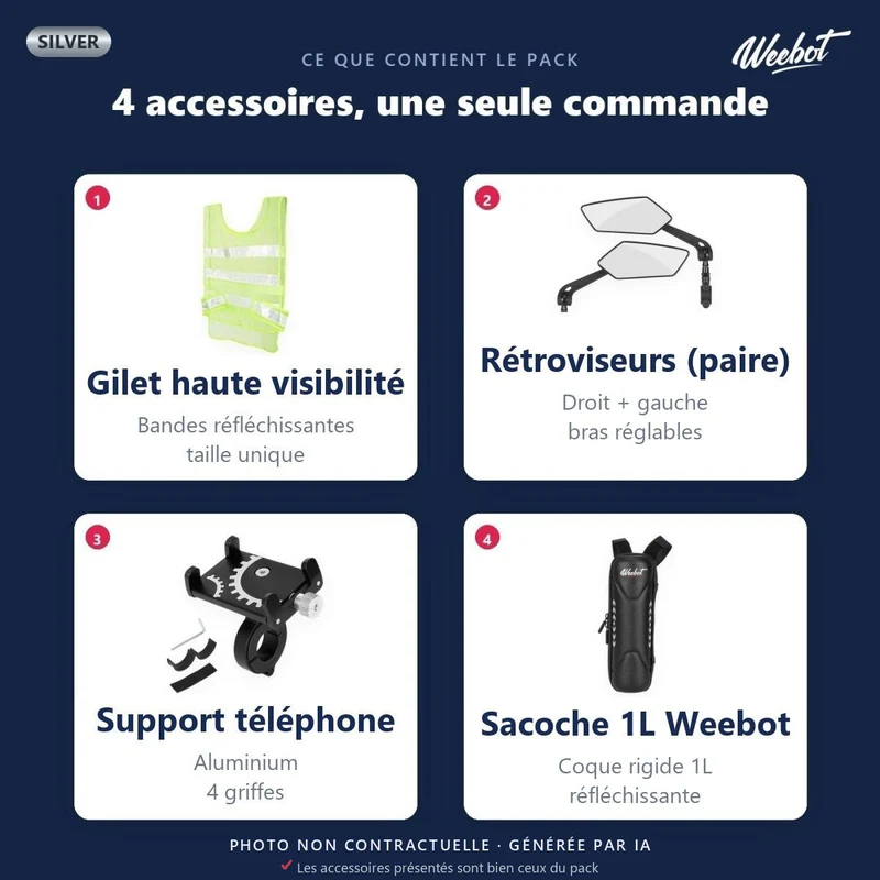 Pack Silver - Accessoires