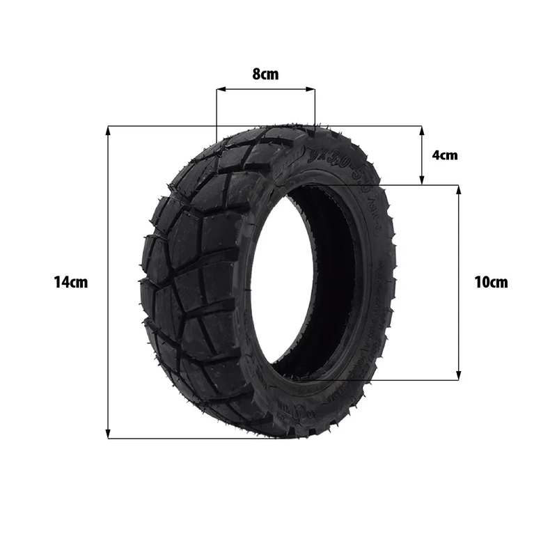 Pneu 9x3.00-5.5 tubeless off road Kukirin G2 Pro (version 2024)