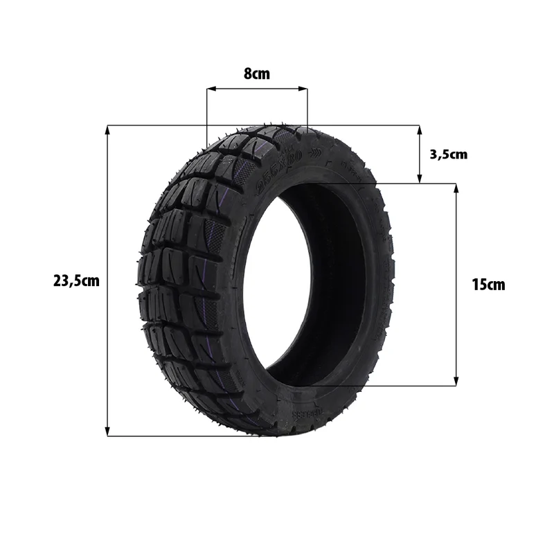 Pneu 80/65-6 (255X80) tubeless off road renforcé