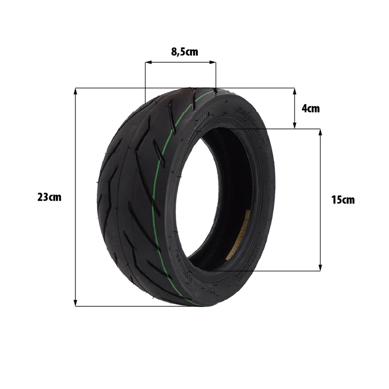 Pneu 80/65-6 tubeless route renforcé