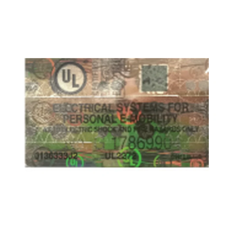 OKAI ES400 UL Label
