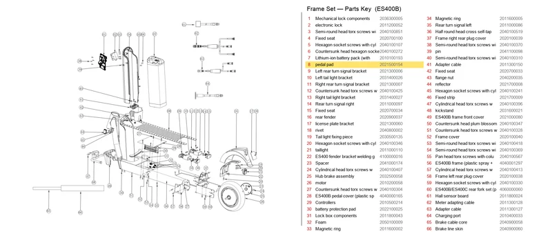 OKAI ES400 Pedal Pad