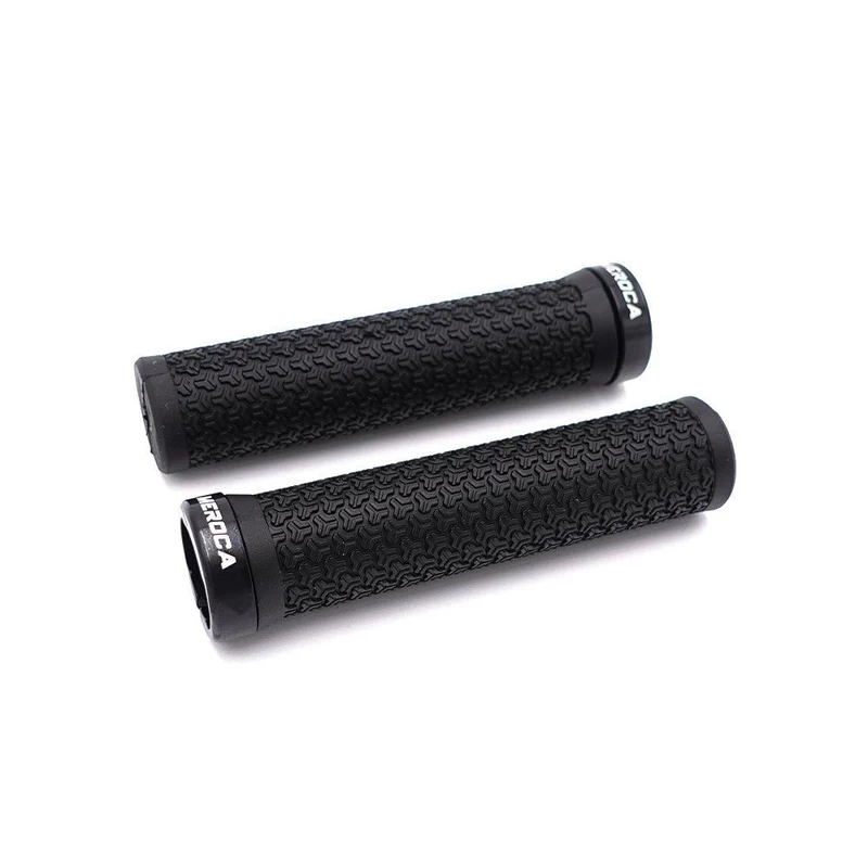 Poignées en Silicone Noires pour Trottinette Électrique