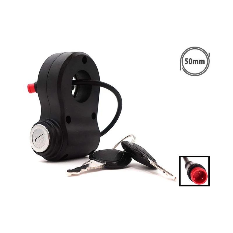 Contacteur à Clé pour Trottinette Électrique Kukirin G2 Pro / G2 Max 2 Pins
