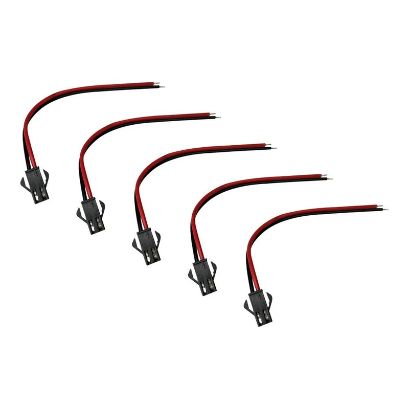 Câble Connecteur Prise JST 2 Pins Femelle x5 pcs pour Trottinette Électrique