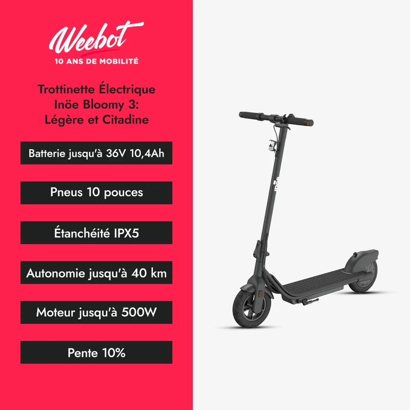 Trottinette Électrique Inöe Bloomy 3
