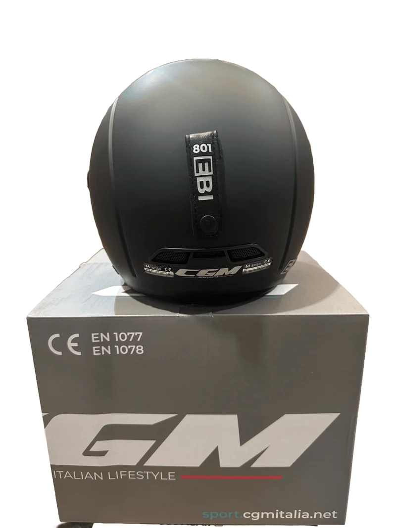 Casque Trottinette CGM Ebi Mono Noir Mat