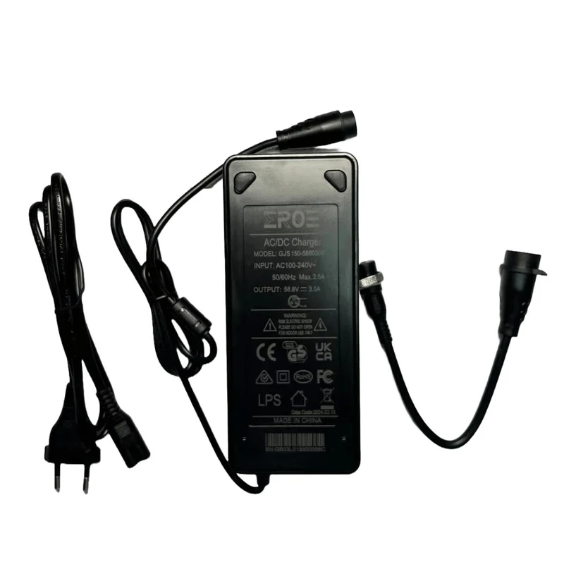 Chargeur Standard Universel de Trottinette Électrique pour Batterie 52V