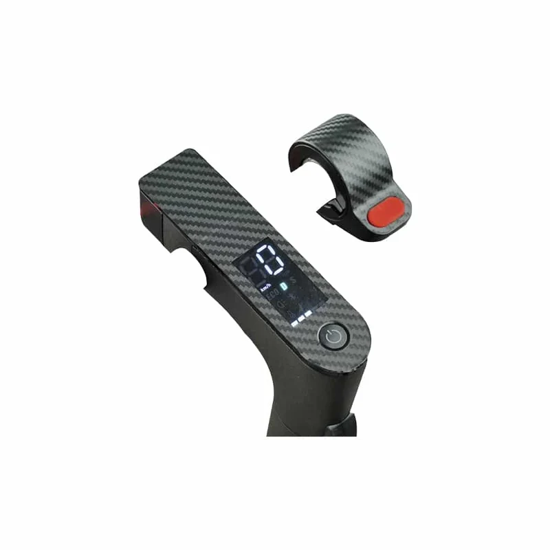 Autocollant Look Carbone pour Trottinette Électrique Xiaomi Display et Accélérateur