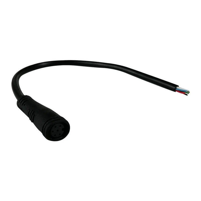 Câble Connecteur Étanche 6 Pins Male pour Trottinette Électrique