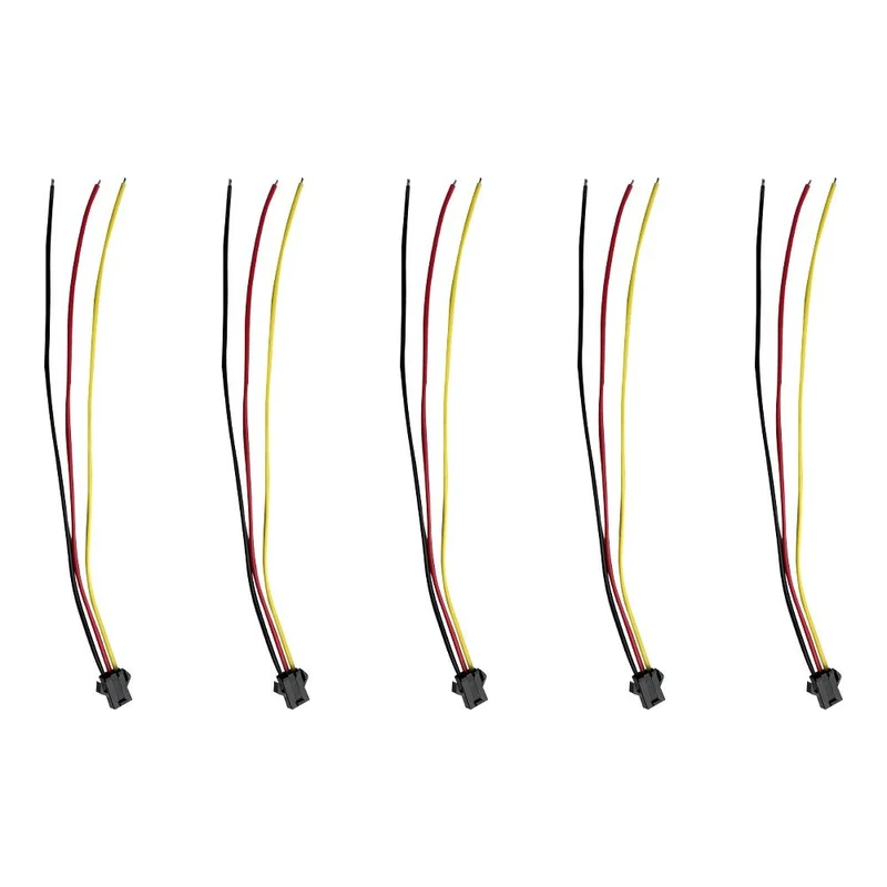 Câble Connecteur Prise JST 3 Pins avec Câble Femelle x5 pour Trottinette Électrique