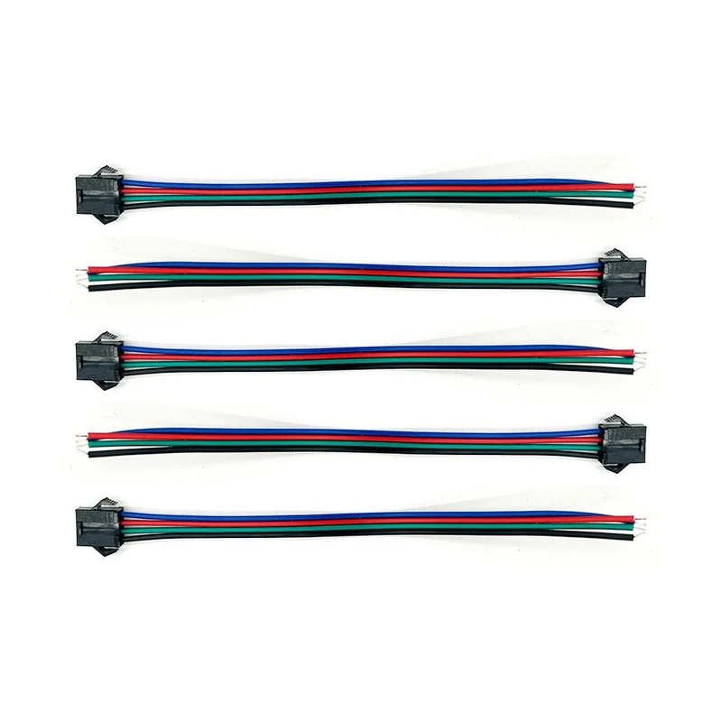 Câble Connecteur Prise JST 4 Pins Femelle x5 pcs pour Trottinette Électrique