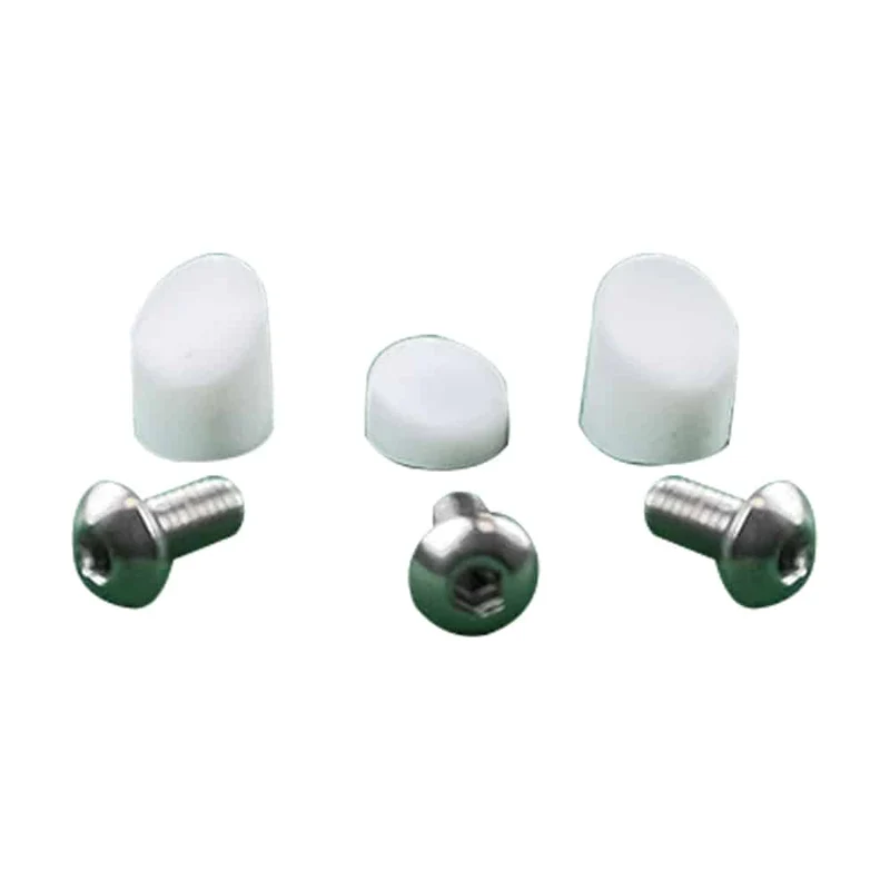 Bouchon Gardes Boue Blanc et 3 Vis Inox pour Trottinette Électrique Xiaomi M365 & Pro