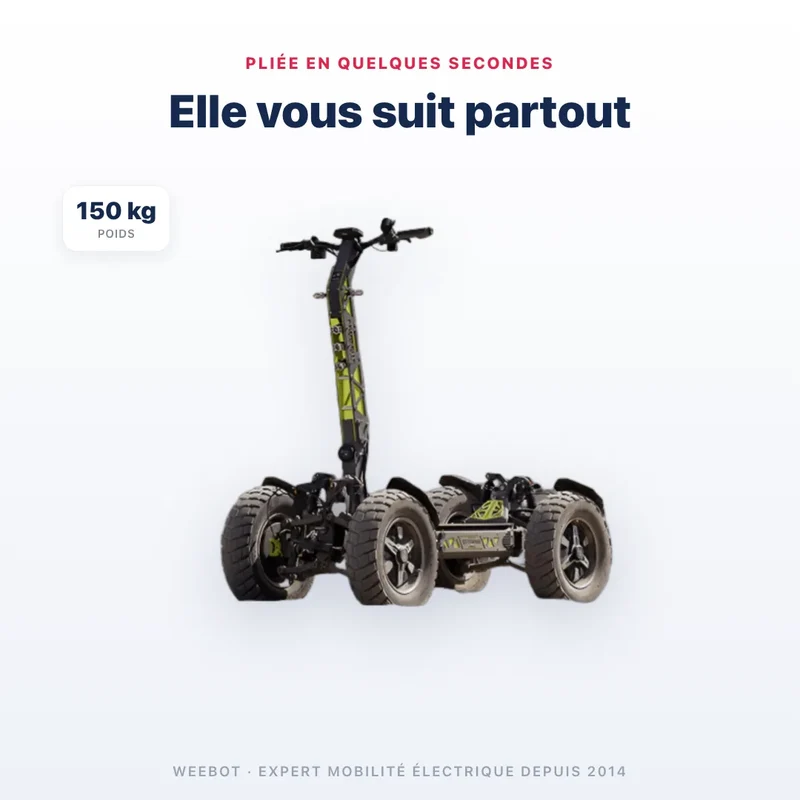 Trottinette Électrique 4 Roues Langfeite GT4S