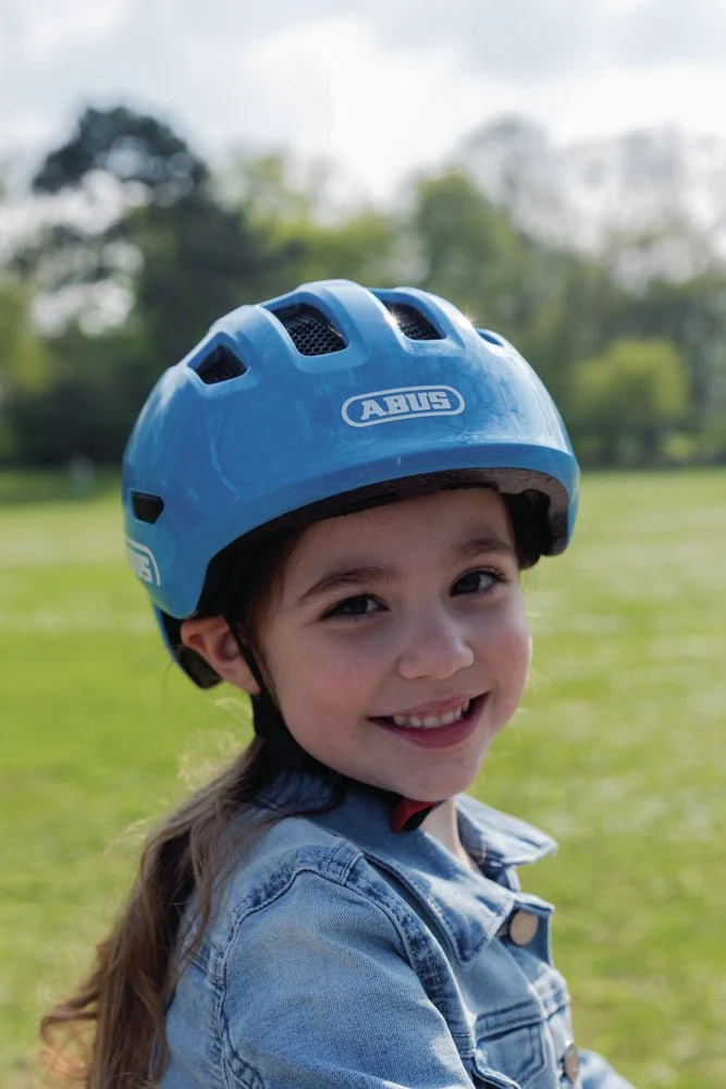 Casque enfant Abus SMILEY 3.0 SHINY BLUE