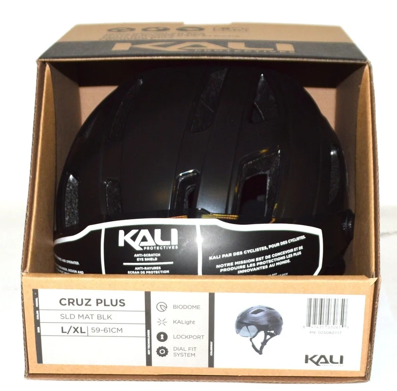Casque Vélo avec Visière Kali CRUZ PLUS Noir