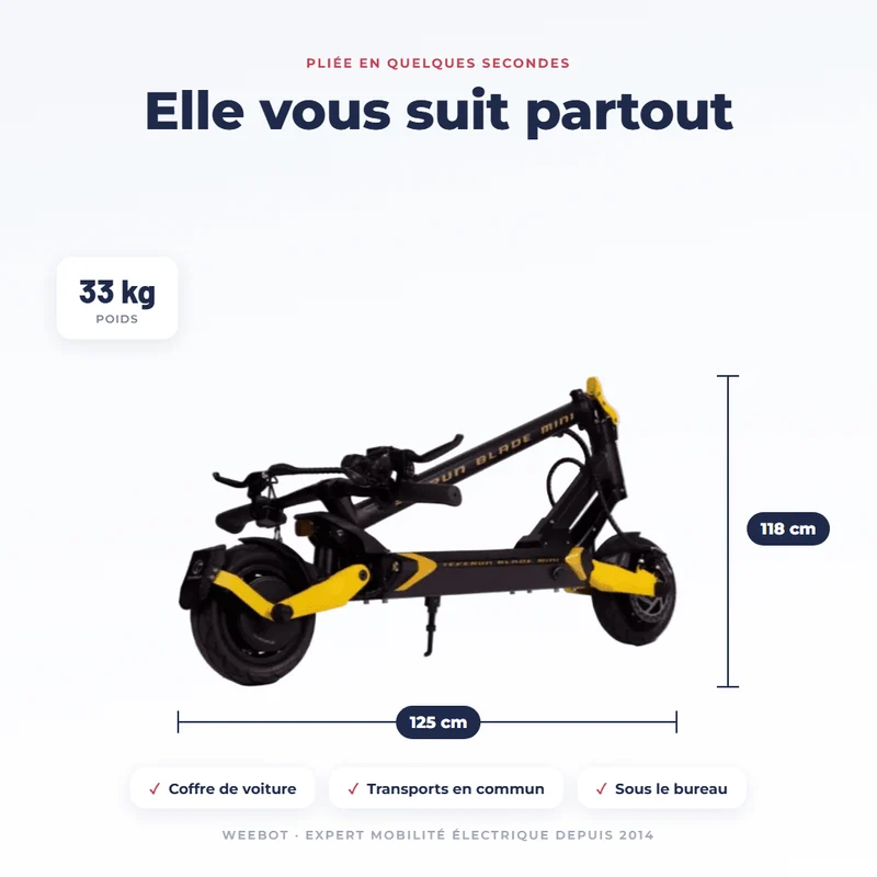 Trottinette Électrique Teverun Blade Mini Ultra