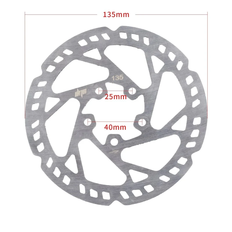 Disque de frein 135 mm avec 5 trous Pour Trottinette Électrique