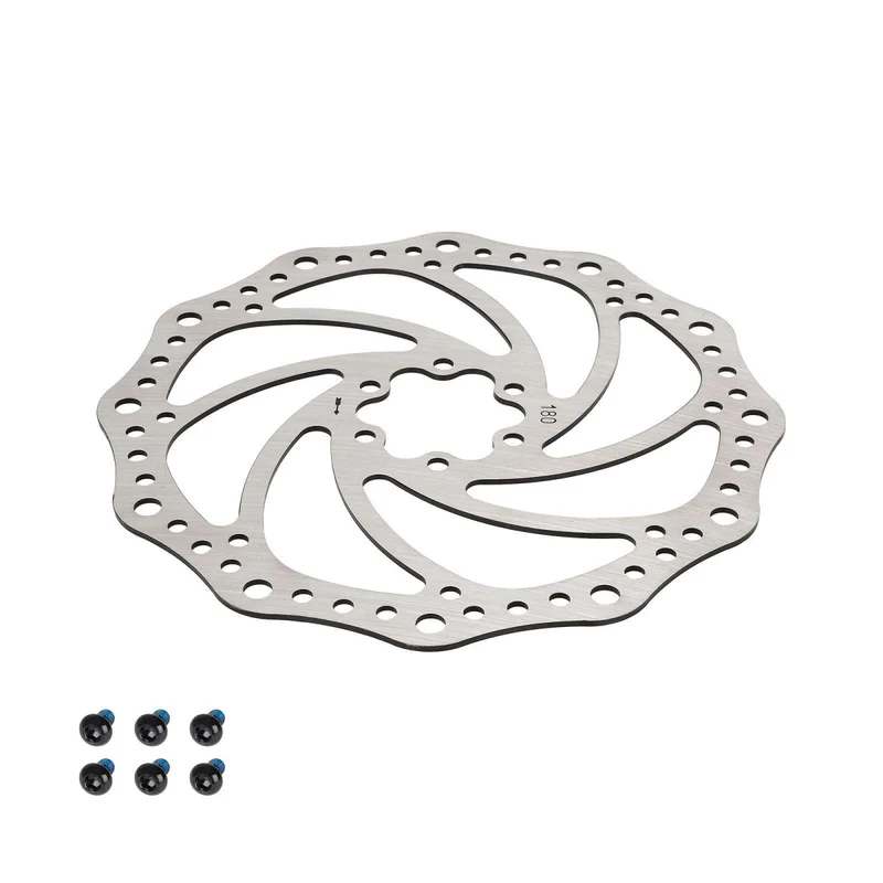 Disque de Frein Circulaire 180mm Trottinette et Vélo Électrique avec 6 Trous